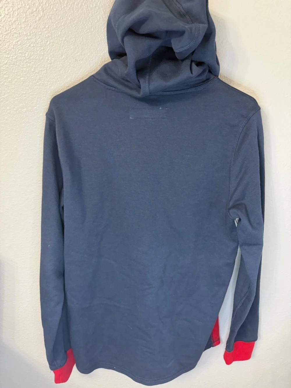 Levi's Men's Navy, White & Red Colorblock Pullover Hoodie - Picture 2 of 3
